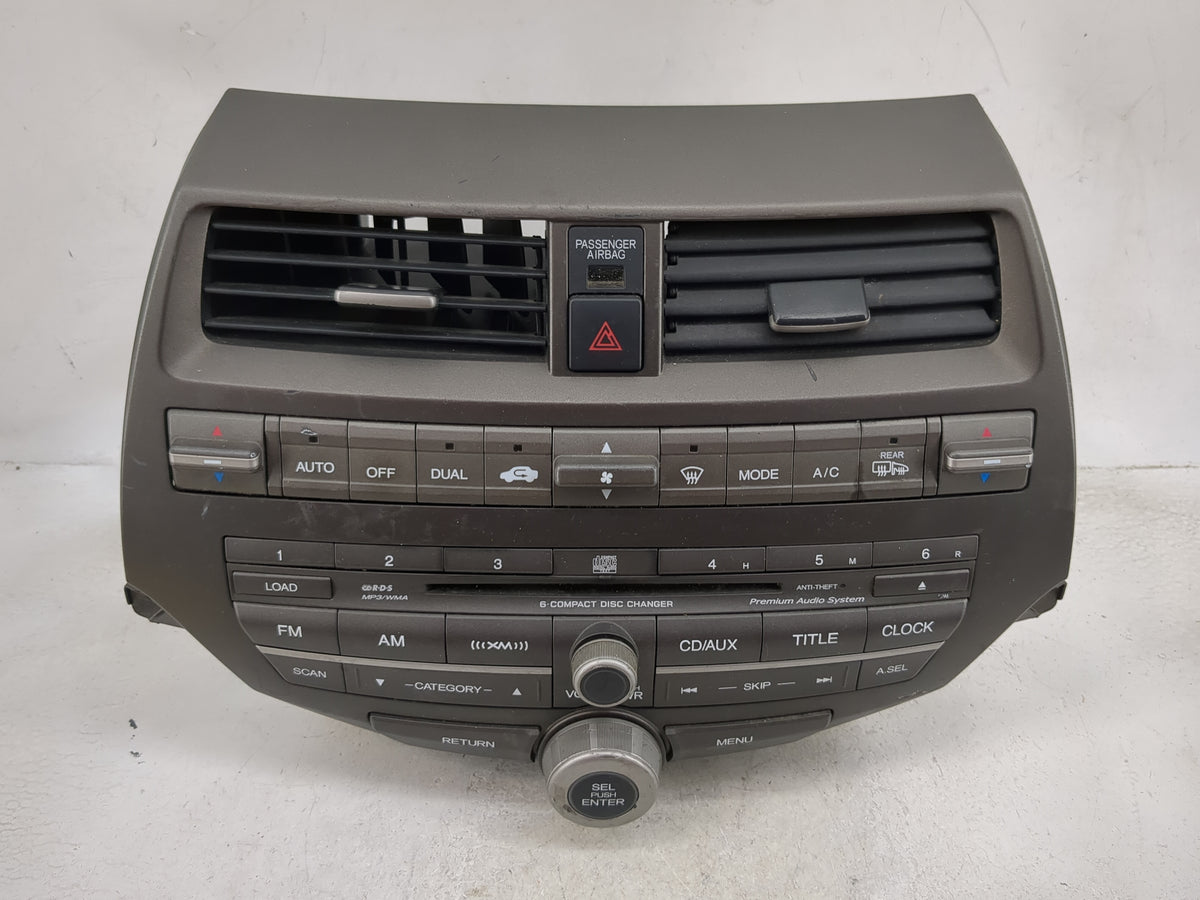 2008-2012 Honda Accord Climate Control Module Temperature AC/Heater Replacement Fits Fits 2008 2009 2010 2011 2012 OEM Used 