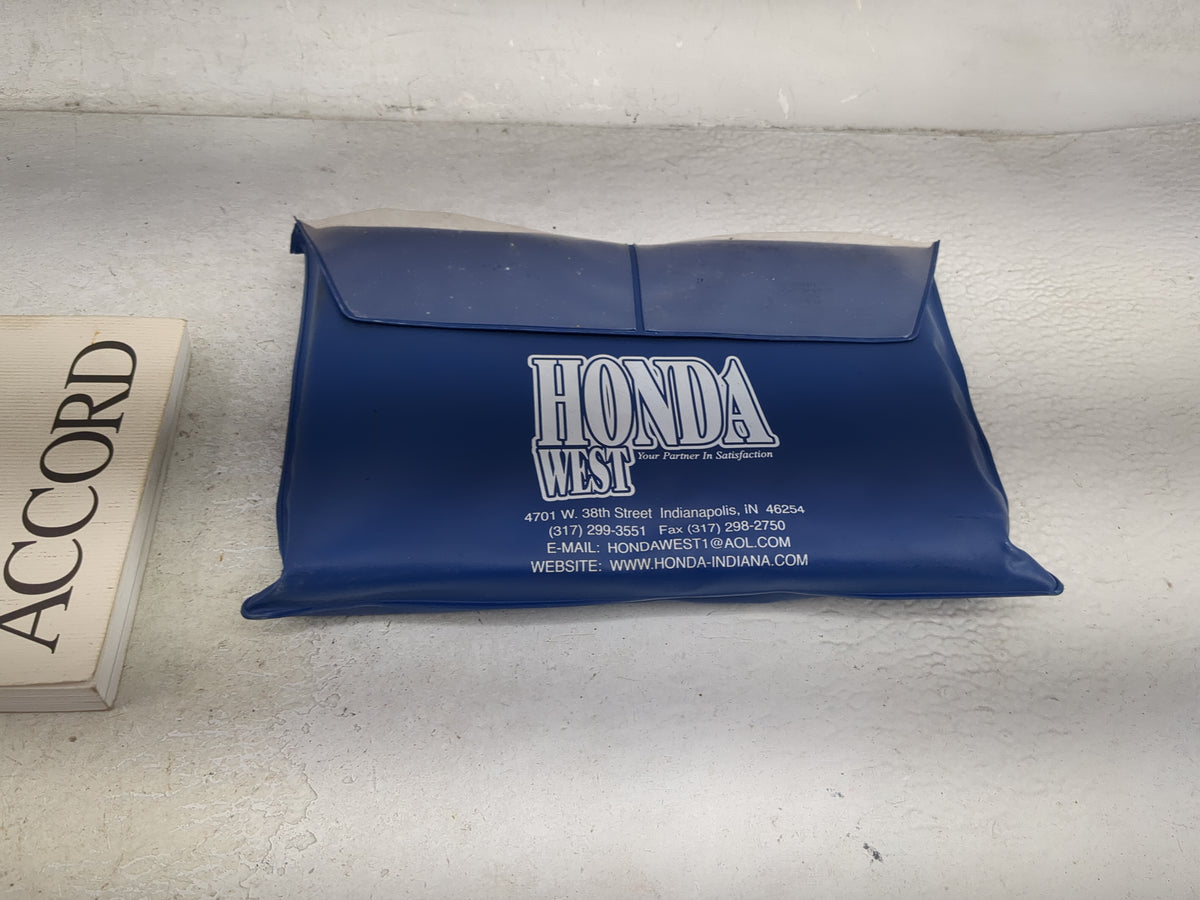 0 Honda Accord Owners Manual Book Guide OEM Used Auto Parts - Oemusedautoparts1.com