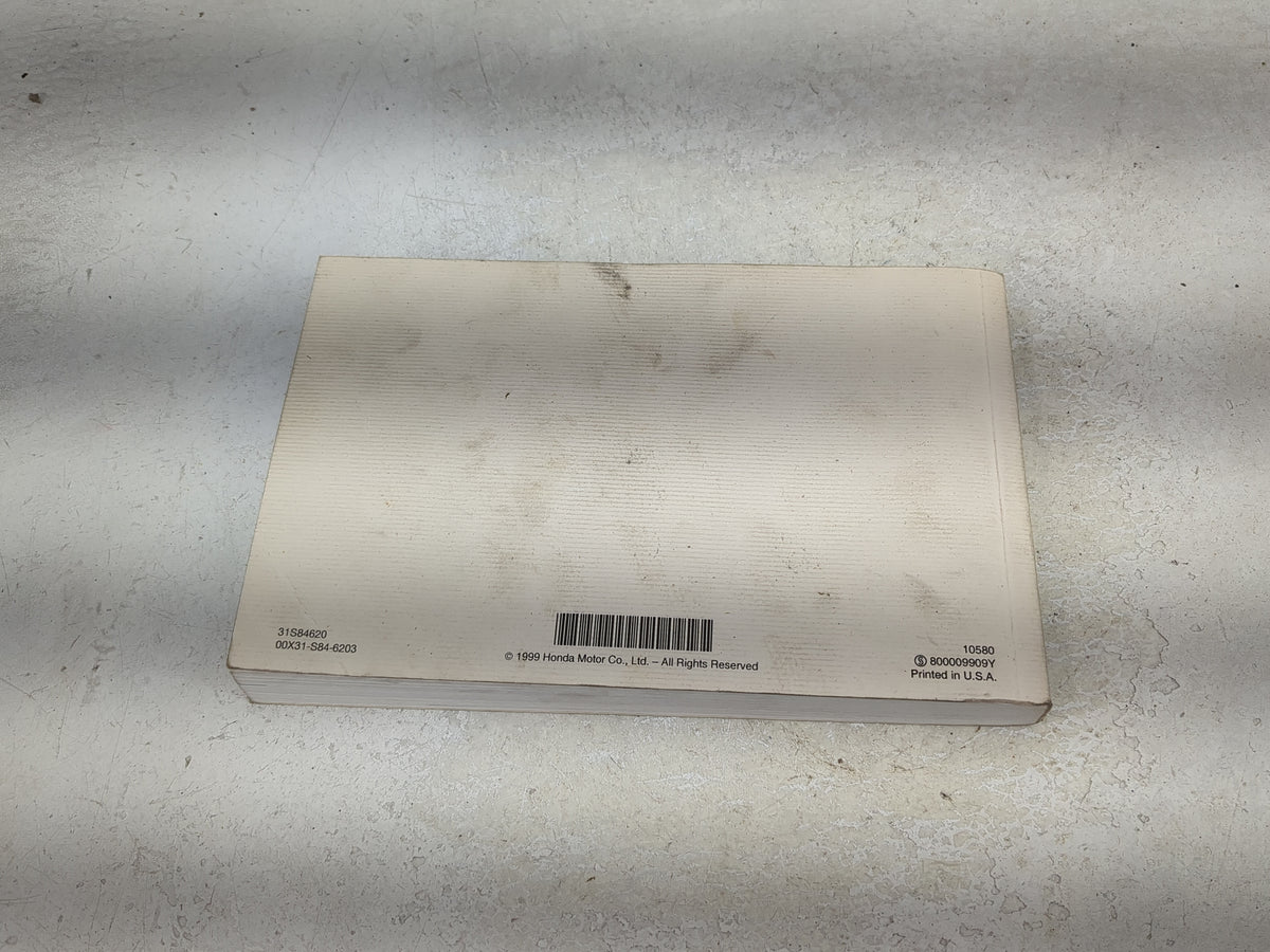 0 Honda Accord Owners Manual Book Guide OEM Used Auto Parts - Oemusedautoparts1.com