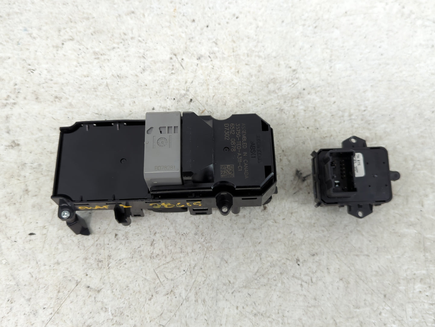 2008-2012 Honda Accord Master Power Window Switch Replacement Driver Side Left Fits Fits 2008 2009 2010 2011 2012 OEM Used A