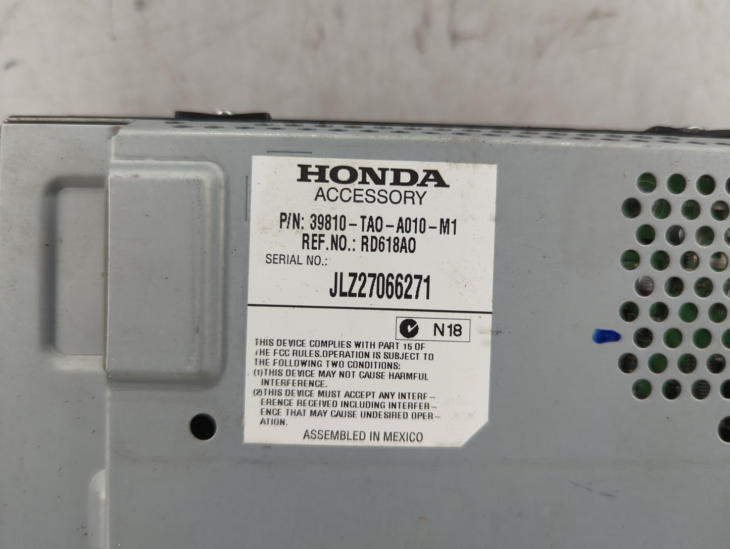 2008-2009 Honda Accord Information Display Screen - Oemusedautoparts1.com