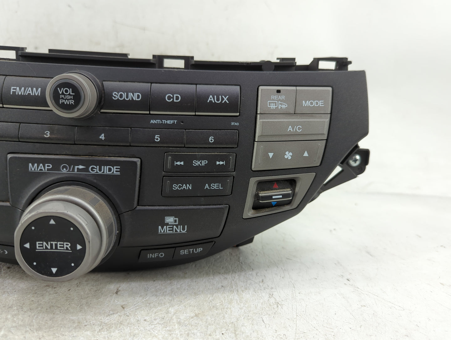 2008-2009 Honda Accord Radio AM FM Cd Player Receiver Replacement Fits Fits 2008 2009 OEM Used Auto Parts - Oemusedautoparts