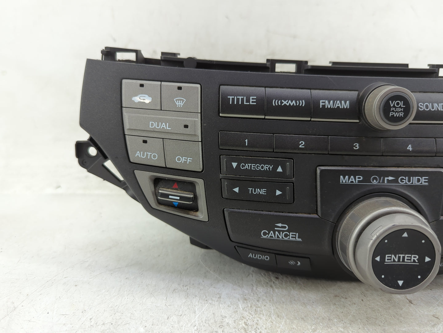 2008-2009 Honda Accord Radio AM FM Cd Player Receiver Replacement Fits Fits 2008 2009 OEM Used Auto Parts - Oemusedautoparts