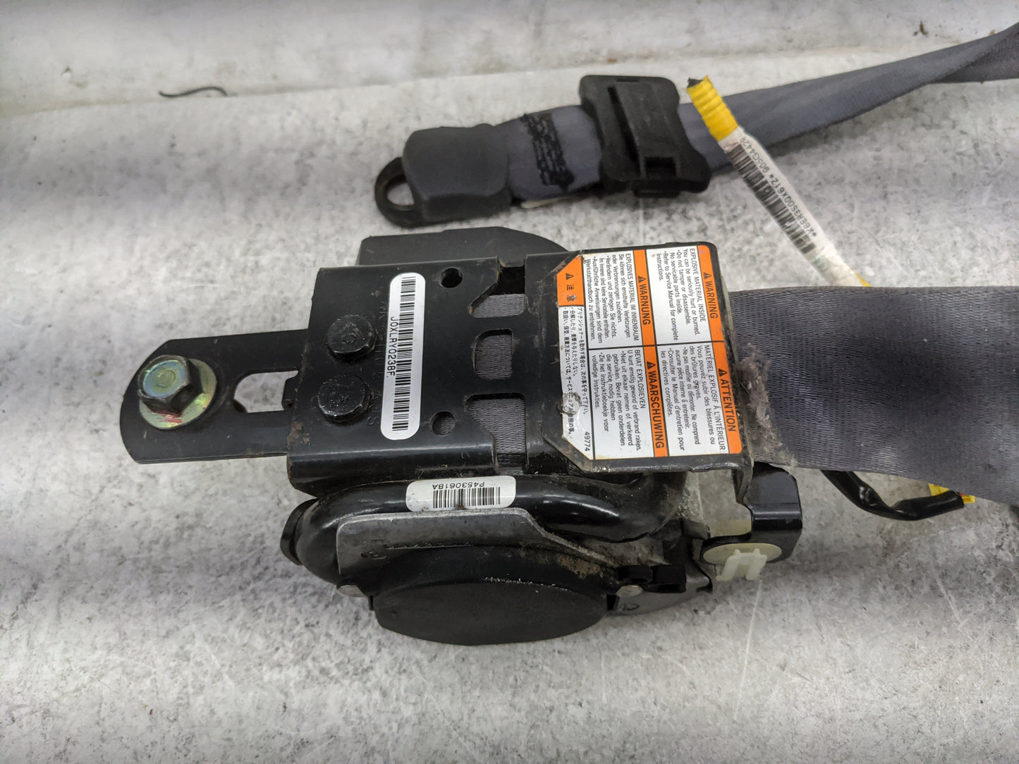 2005-2010 Honda Odyssey Passenger Front Seatbelt Retractor 1046509 - Oemusedautoparts1.com