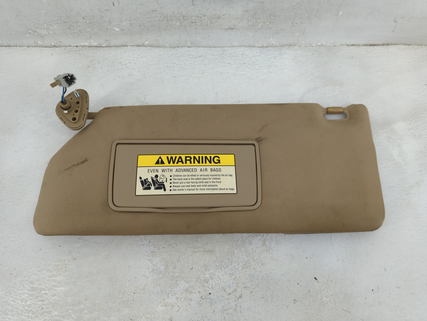 2006-2010 Honda Odyssey Sun Visor Shade Replacement Driver Left Mirror Fits Fits 2006 2007 2008 2009 2010 OEM Used Auto Part