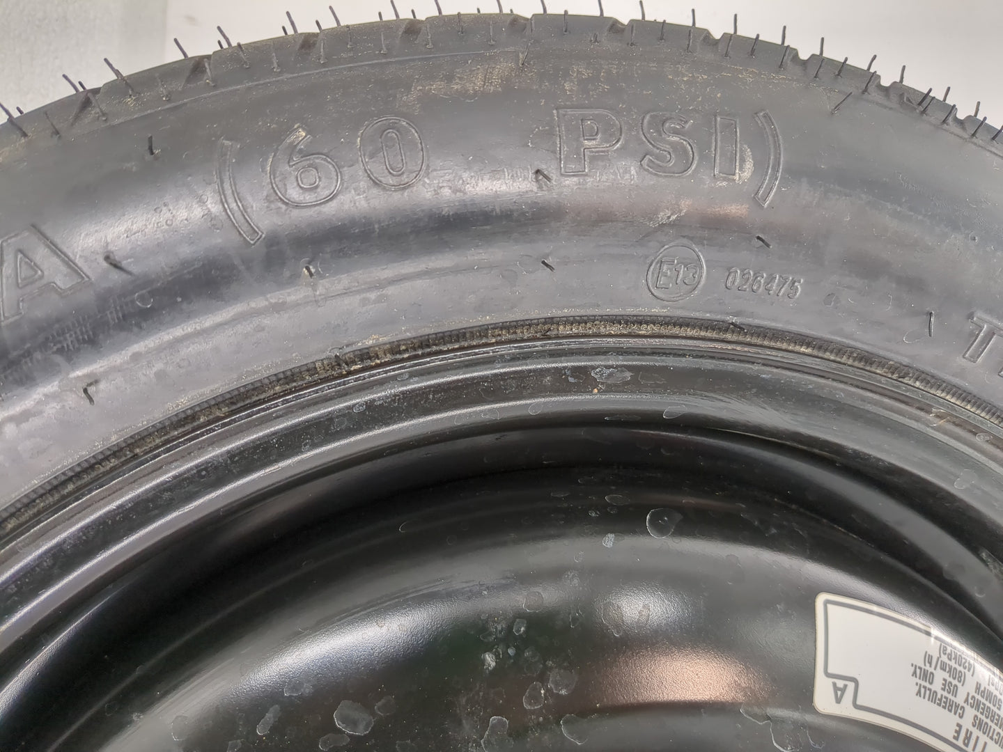 1999-2004 Honda Odyssey Spare Donut Tire Wheel Rim Oem - Oemusedautoparts1.com