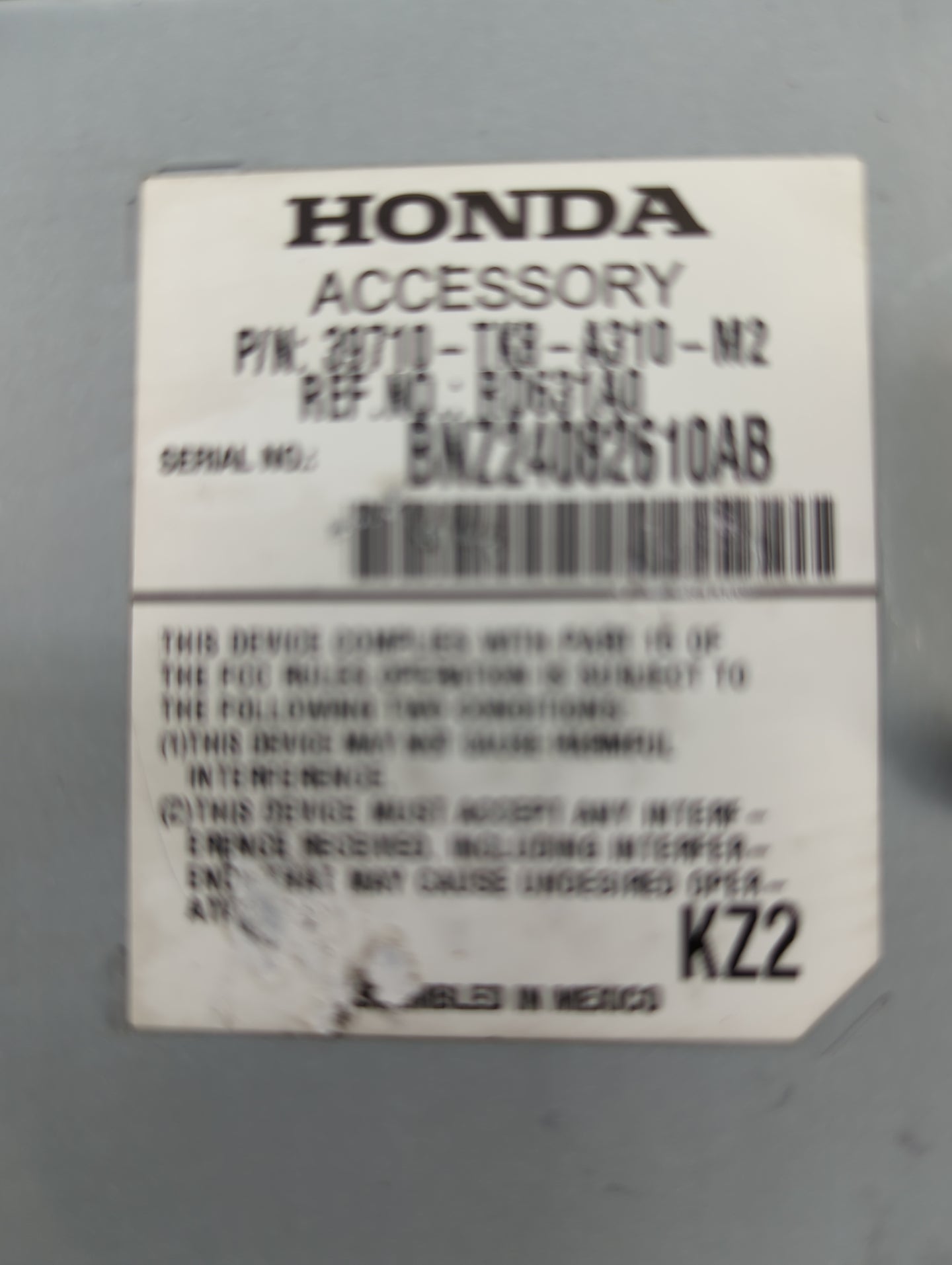 2011-2013 Honda Odyssey Information Display Screen - Oemusedautoparts1.com