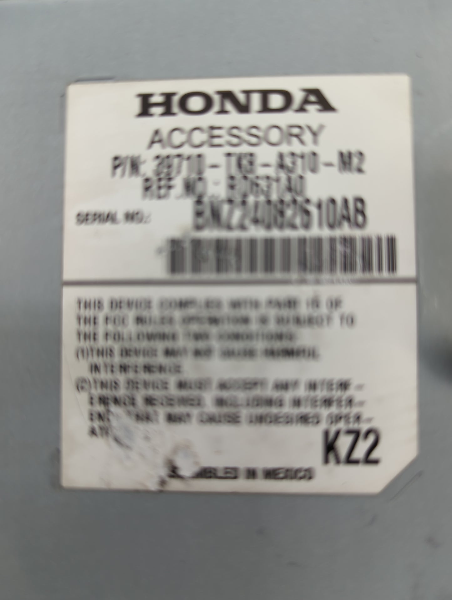 2011-2013 Honda Odyssey Information Display Screen - Oemusedautoparts1.com