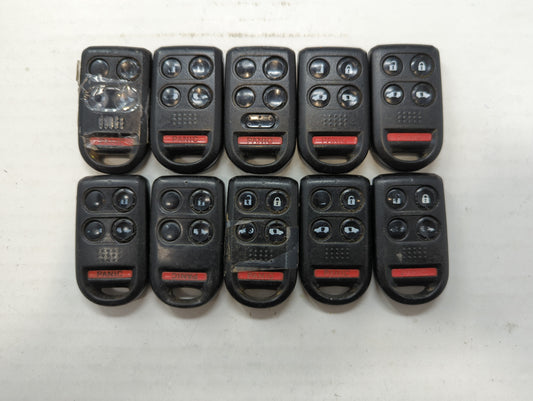 Lot of 10 Honda Odyssey Keyless Entry Remote Fob OUCG8D-399H-A - Oemusedautoparts1.com