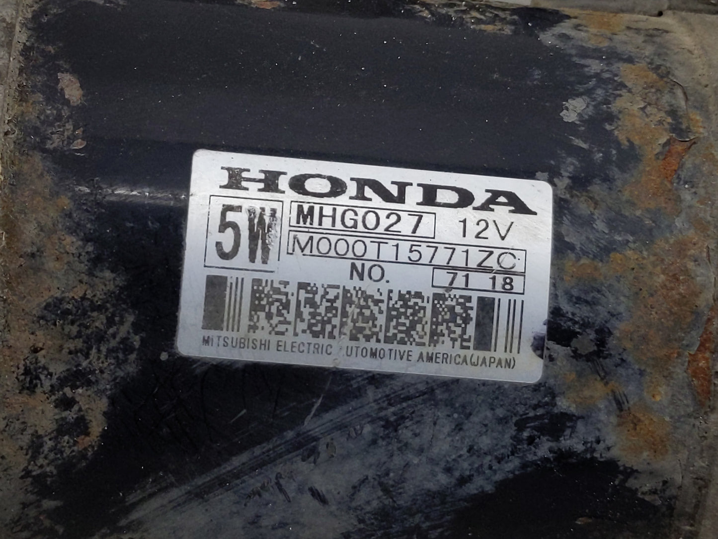 2007-2010 Honda Odyssey Car Starter Motor Solenoid OEM Fits Fits 2007 2008 2009 2010 OEM Used Auto Parts - Oemusedautoparts1