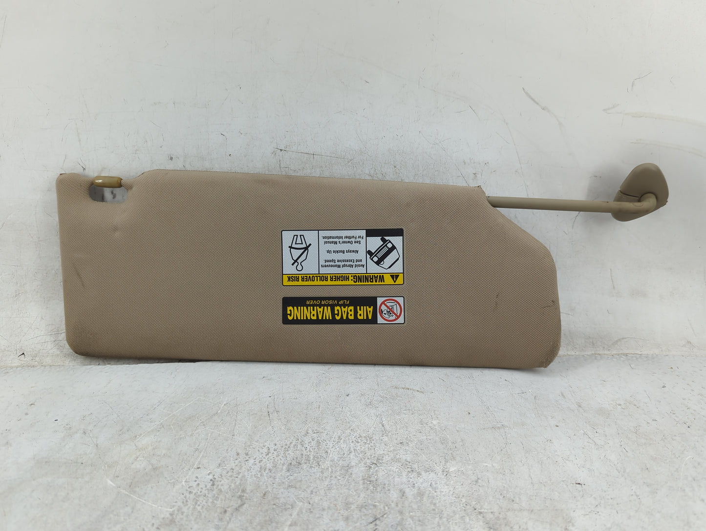 2006 Honda Ridgeline Sun Visor Shade Replacement Driver Left Mirror Fits OEM Used Auto Parts - Oemusedautoparts1.com