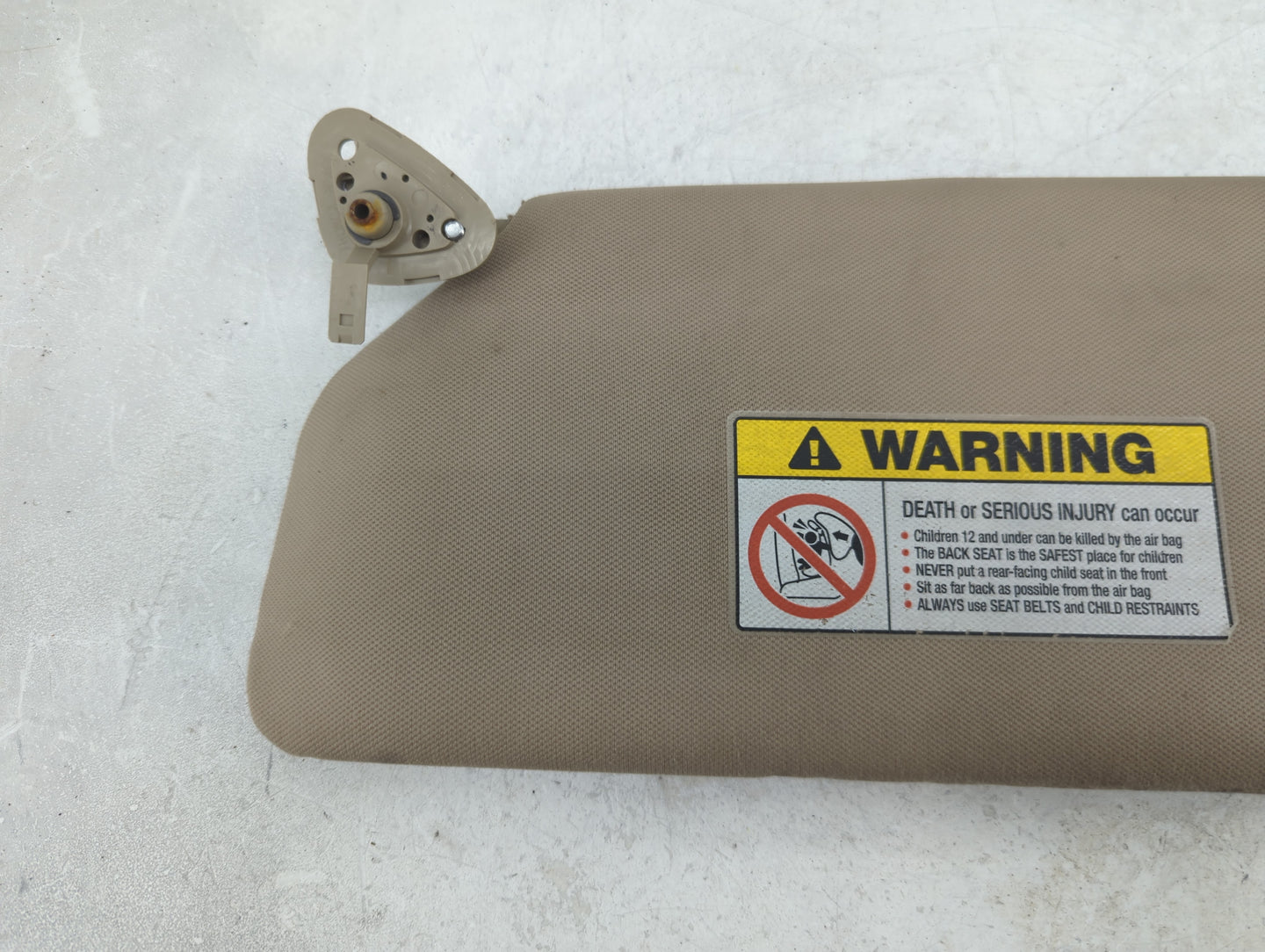 2006 Honda Ridgeline Sun Visor Shade Replacement Driver Left Mirror Fits OEM Used Auto Parts - Oemusedautoparts1.com