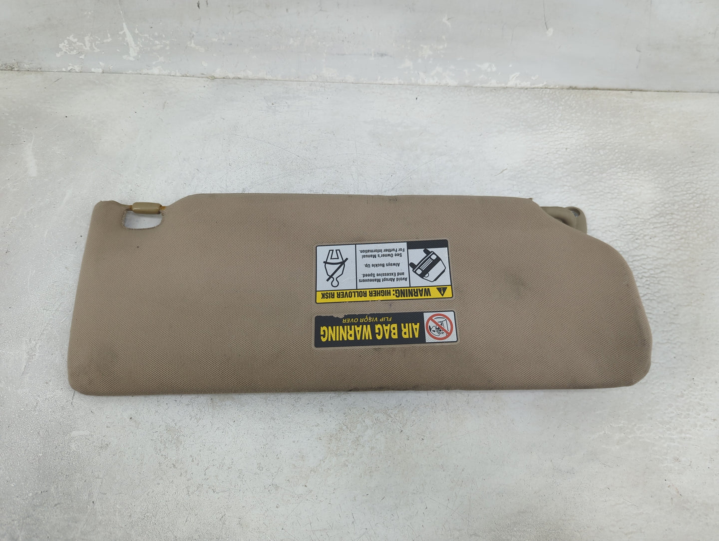 2006 Honda Ridgeline Sun Visor Shade Replacement Driver Left Mirror Fits OEM Used Auto Parts - Oemusedautoparts1.com