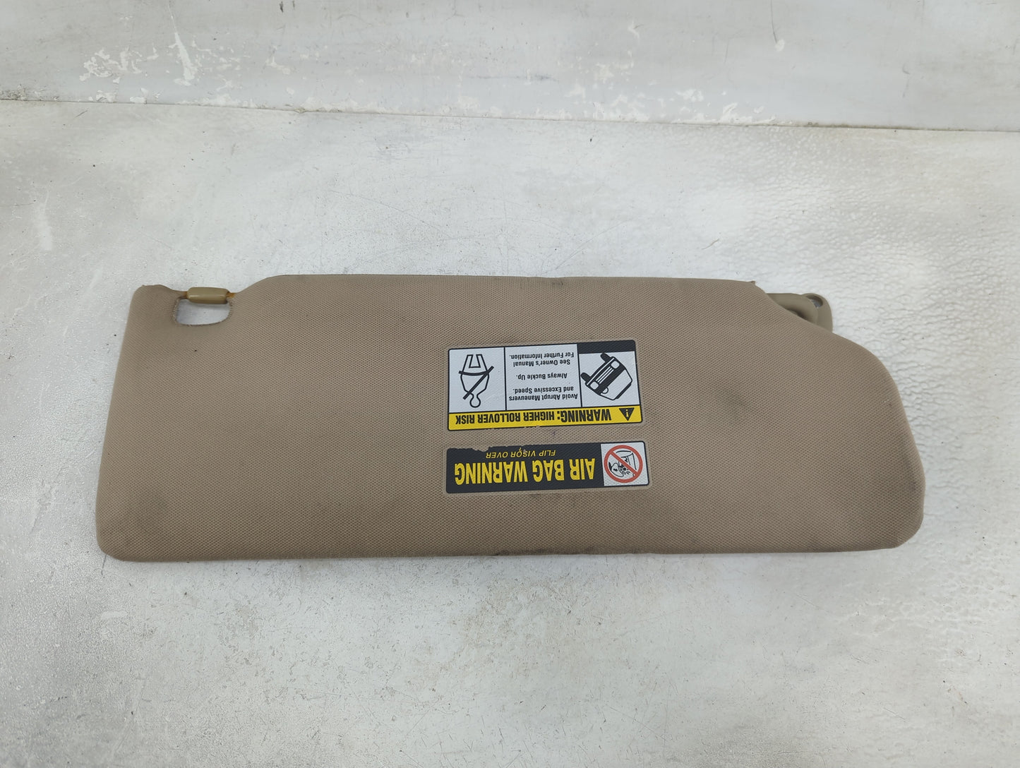 2006 Honda Ridgeline Sun Visor Shade Replacement Driver Left Mirror Fits OEM Used Auto Parts - Oemusedautoparts1.com