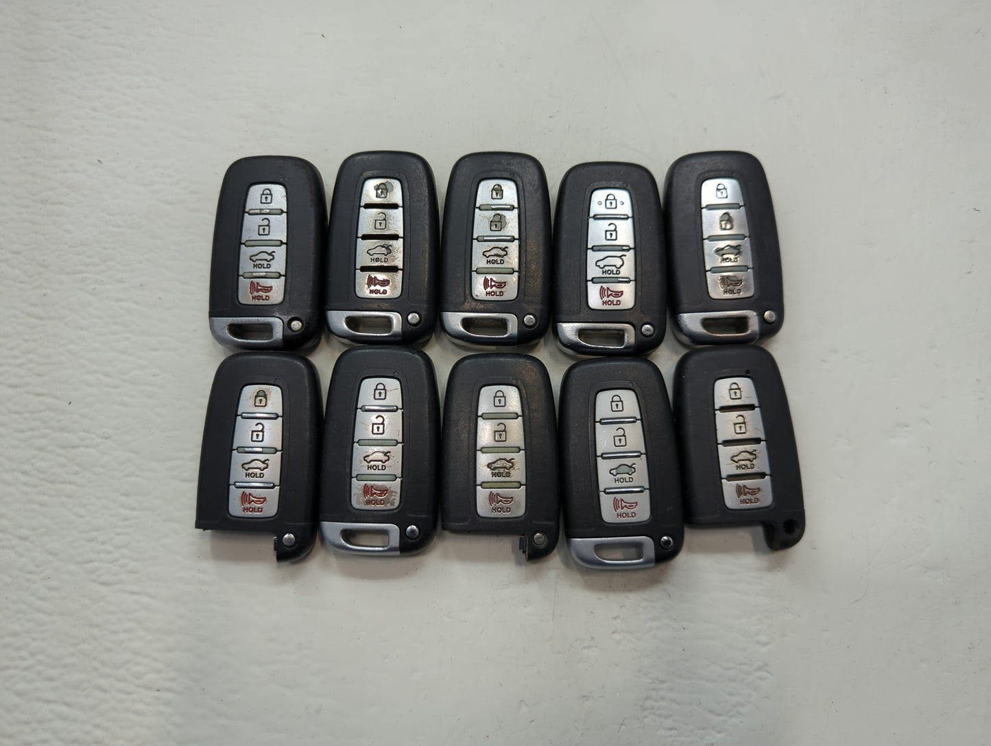 Lot of 10 Hyundai Keyless Entry Remote Fob SY5HMFNA04 MIXED PART NUMBERS - Oemusedautoparts1.com
