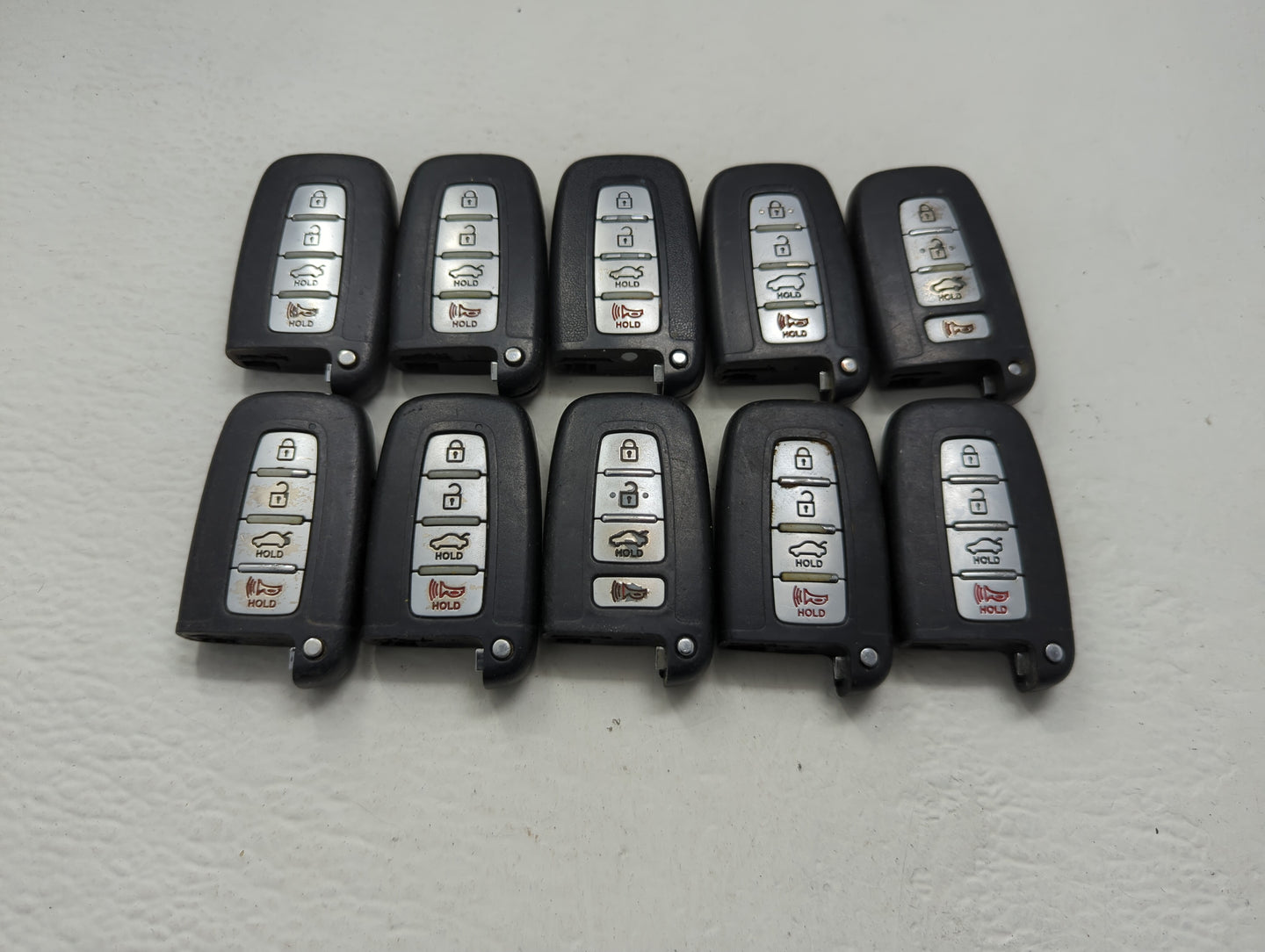 Lot of 10 Hyundai Keyless Entry Remote Fob SY5HMFNA04 MIXED PART NUMBERS - Oemusedautoparts1.com
