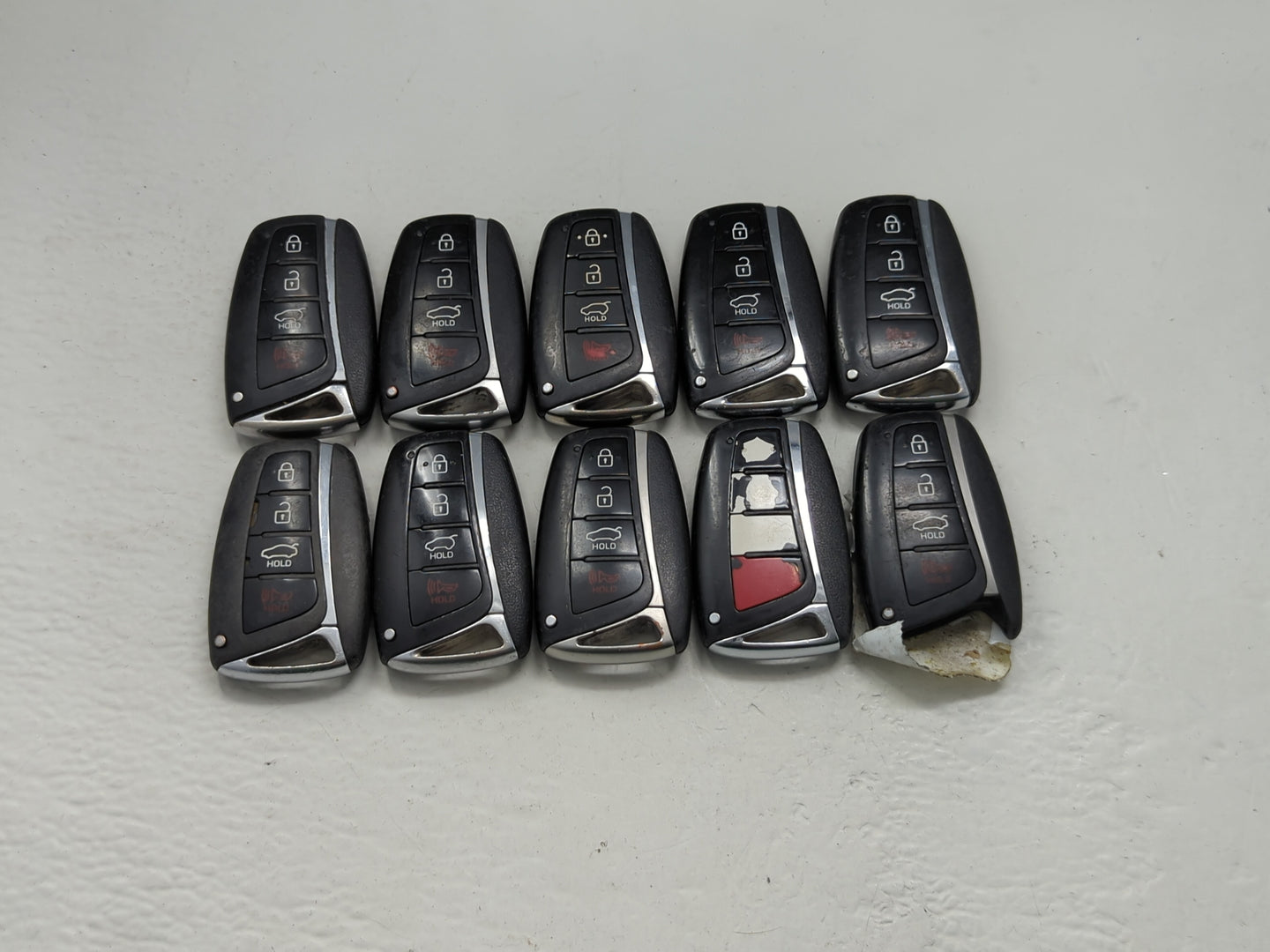 Lot of 10 Hyundai Keyless Entry Remote Fob SY5DHFNA433 | SY5DMFNA04 - Oemusedautoparts1.com