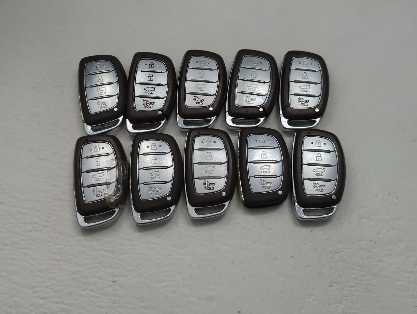 Lot of 10 Hyundai Keyless Entry Remote Fob CQOFD00120 | TQ8-FOB-4F07 | - Oemusedautoparts1.com