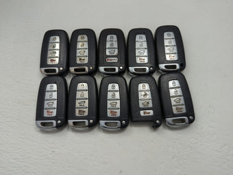 compare product Lot of 10 Hyundai Keyless Entry Remote Fob MIXED FCC IDS MIXED PART