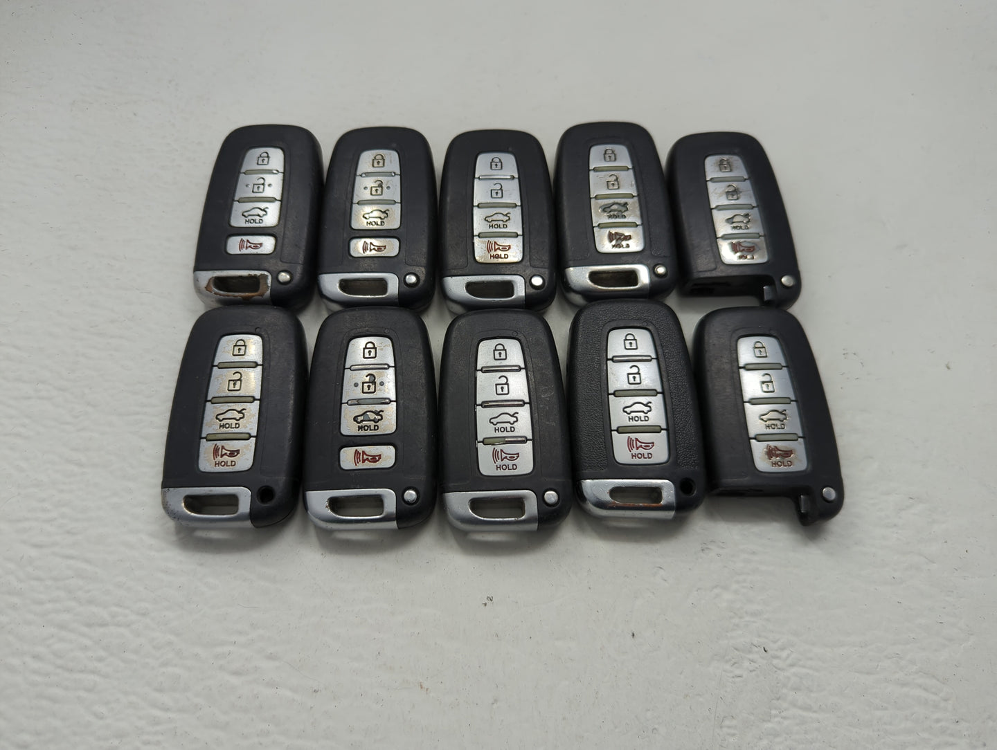 Lot of 10 Hyundai Keyless Entry Remote Fob SY5HMFNA04 - Oemusedautoparts1.com