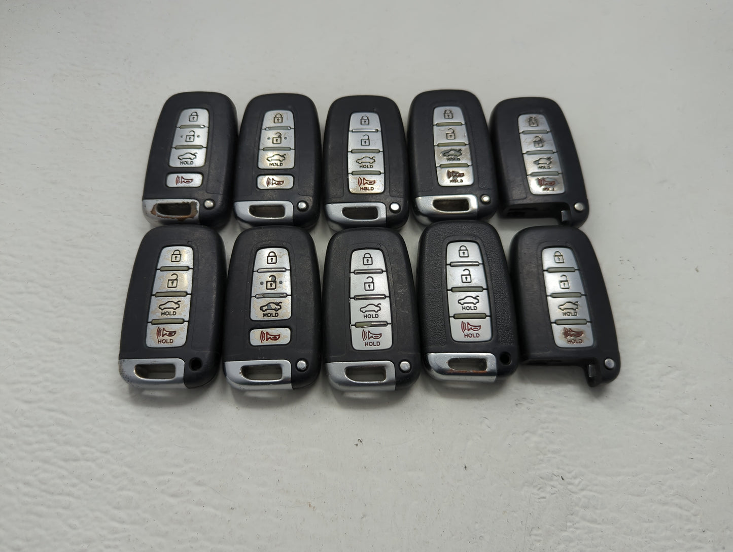Lot of 10 Hyundai Keyless Entry Remote Fob SY5HMFNA04 - Oemusedautoparts1.com