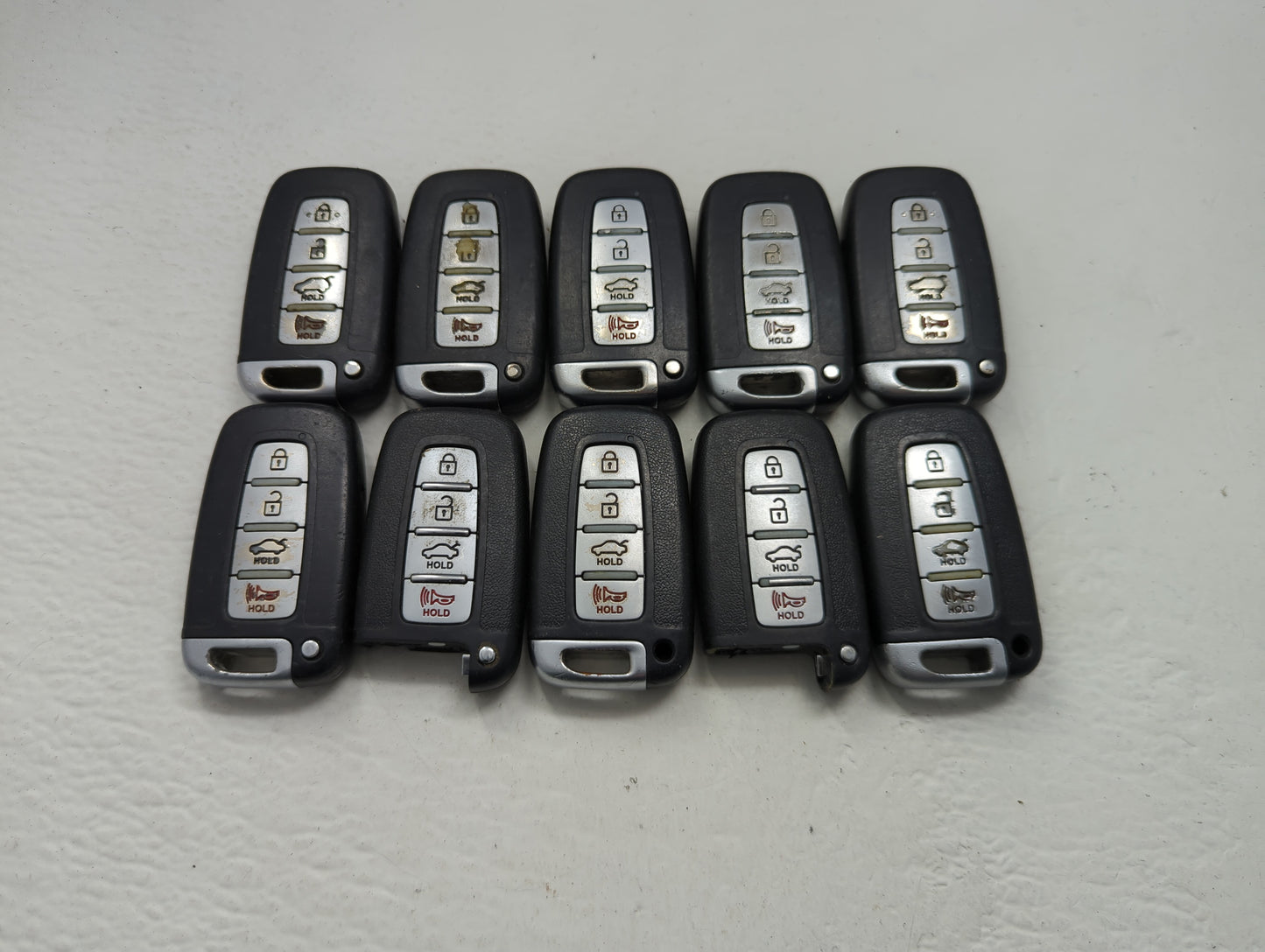 Lot of 10 Hyundai Keyless Entry Remote Fob SY5HMFNA04 - Oemusedautoparts1.com