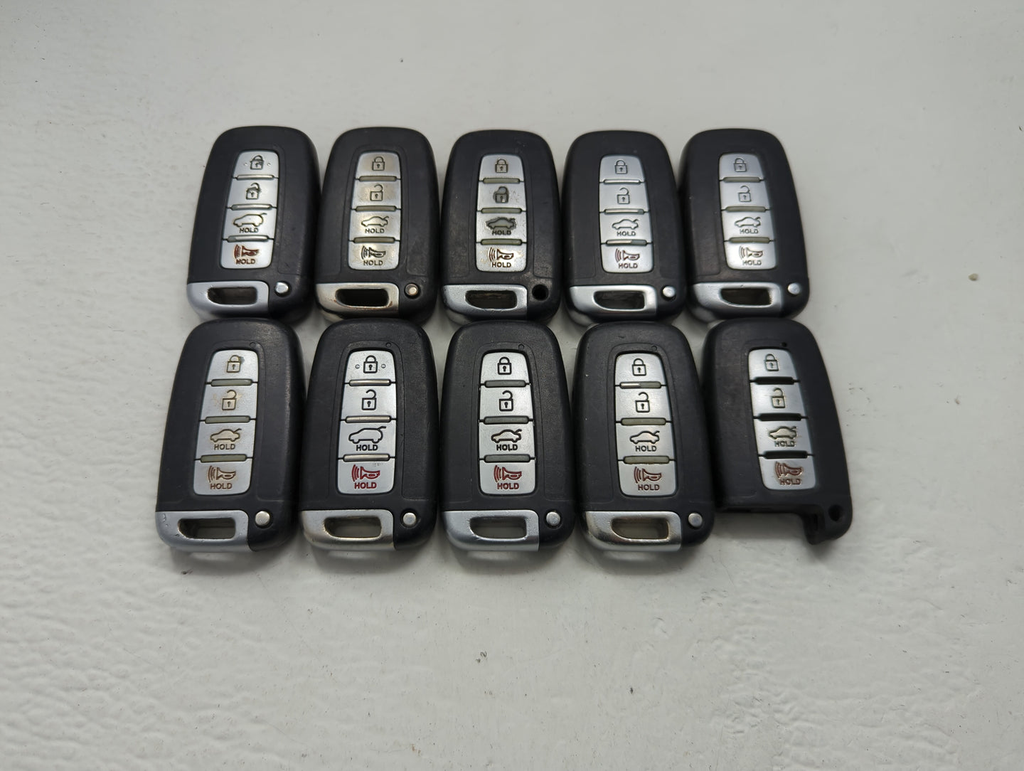 Lot of 10 Hyundai Keyless Entry Remote Fob SY5HMFNA04 - Oemusedautoparts1.com