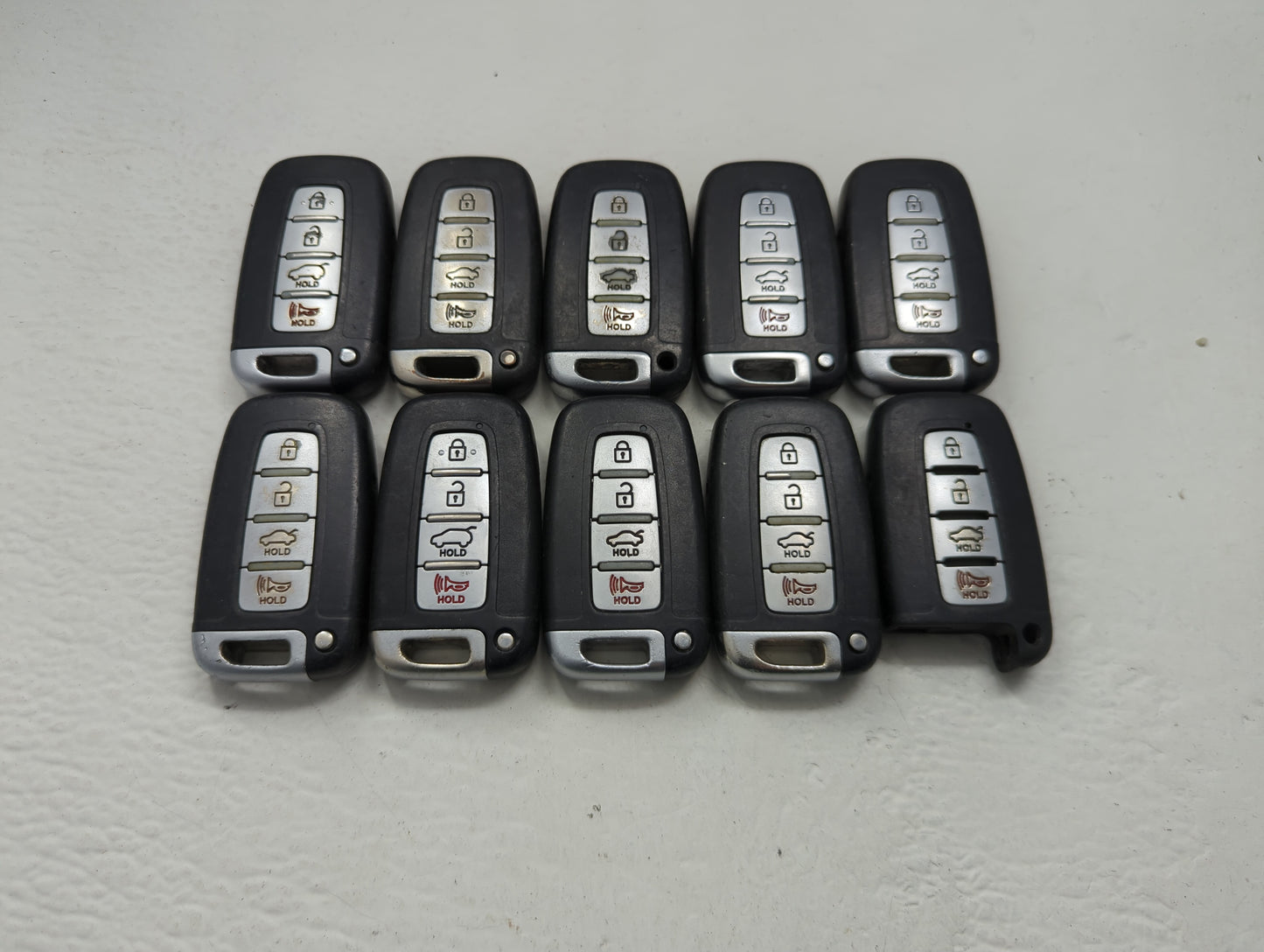 Lot of 10 Hyundai Keyless Entry Remote Fob SY5HMFNA04 - Oemusedautoparts1.com