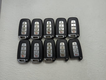 compare product Lot of 10 Hyundai Keyless Entry Remote Fob MIXED FCC IDS MIXED PART