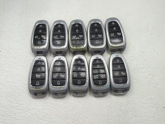 compare product Lot of 10 Hyundai Keyless Entry Remote Fob MIXED FCC IDS MIXED PART