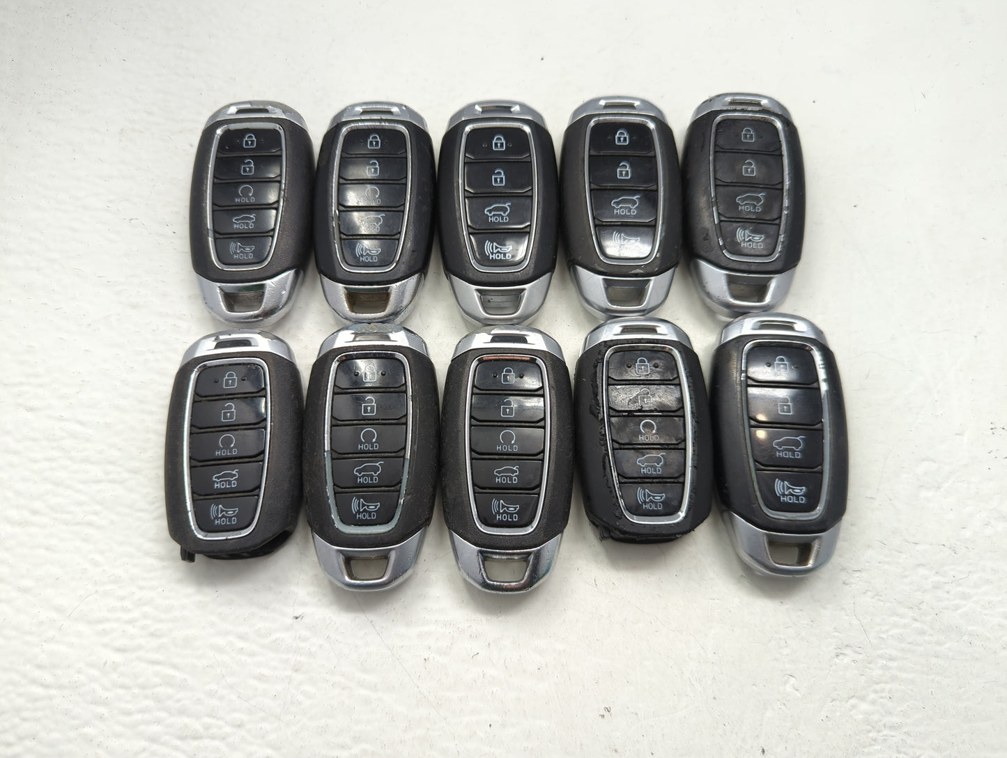 Lot of 10 Hyundai Keyless Entry Remote Fob MIXED FCC IDS MIXED PART - Oemusedautoparts1.com
