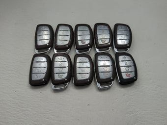 compare product Lot of 10 Hyundai Keyless Entry Remote Fob MIXED FCC IDS MIXED PART