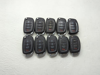 compare product Lot of 10 Hyundai Keyless Entry Remote Fob MIXED FCC IDS MIXED PART