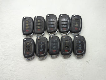 compare product Lot of 10 Hyundai Keyless Entry Remote Fob MIXED FCC IDS MIXED PART