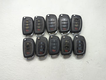 Lot of 10 Hyundai Keyless Entry Remote Fob MIXED FCC IDS MIXED PART - Oemusedautoparts1.com