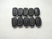 Lot of 10 Hyundai Keyless Entry Remote Fob MIXED FCC IDS MIXED PART - Oemusedautoparts1.com