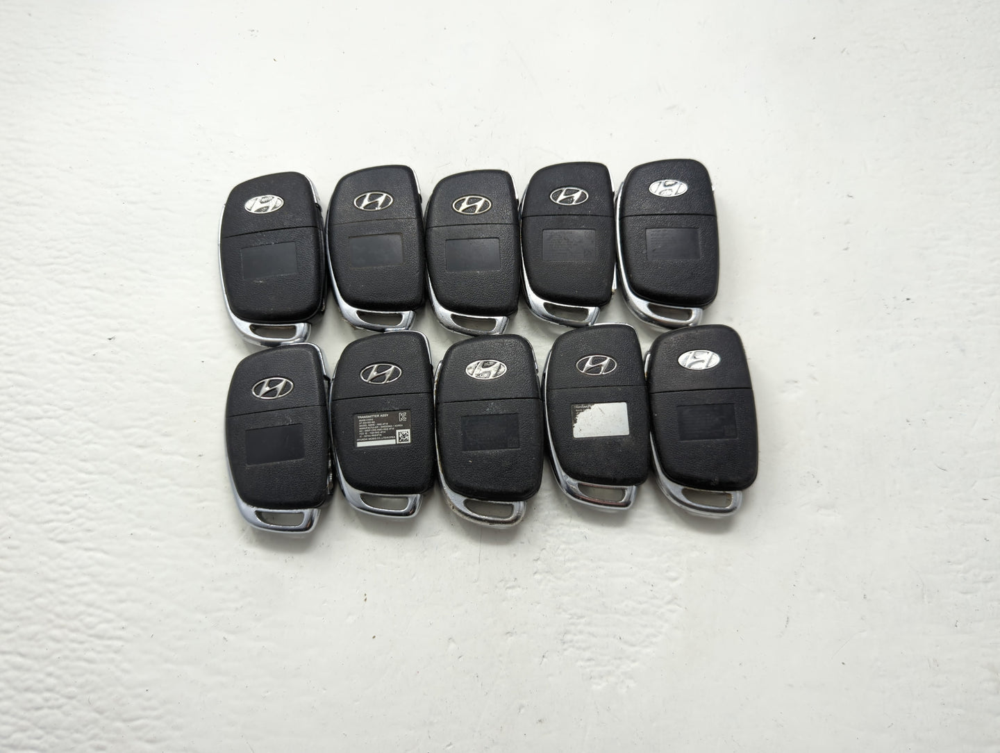 Lot of 10 Hyundai Keyless Entry Remote Fob MIXED FCC IDS MIXED PART - Oemusedautoparts1.com