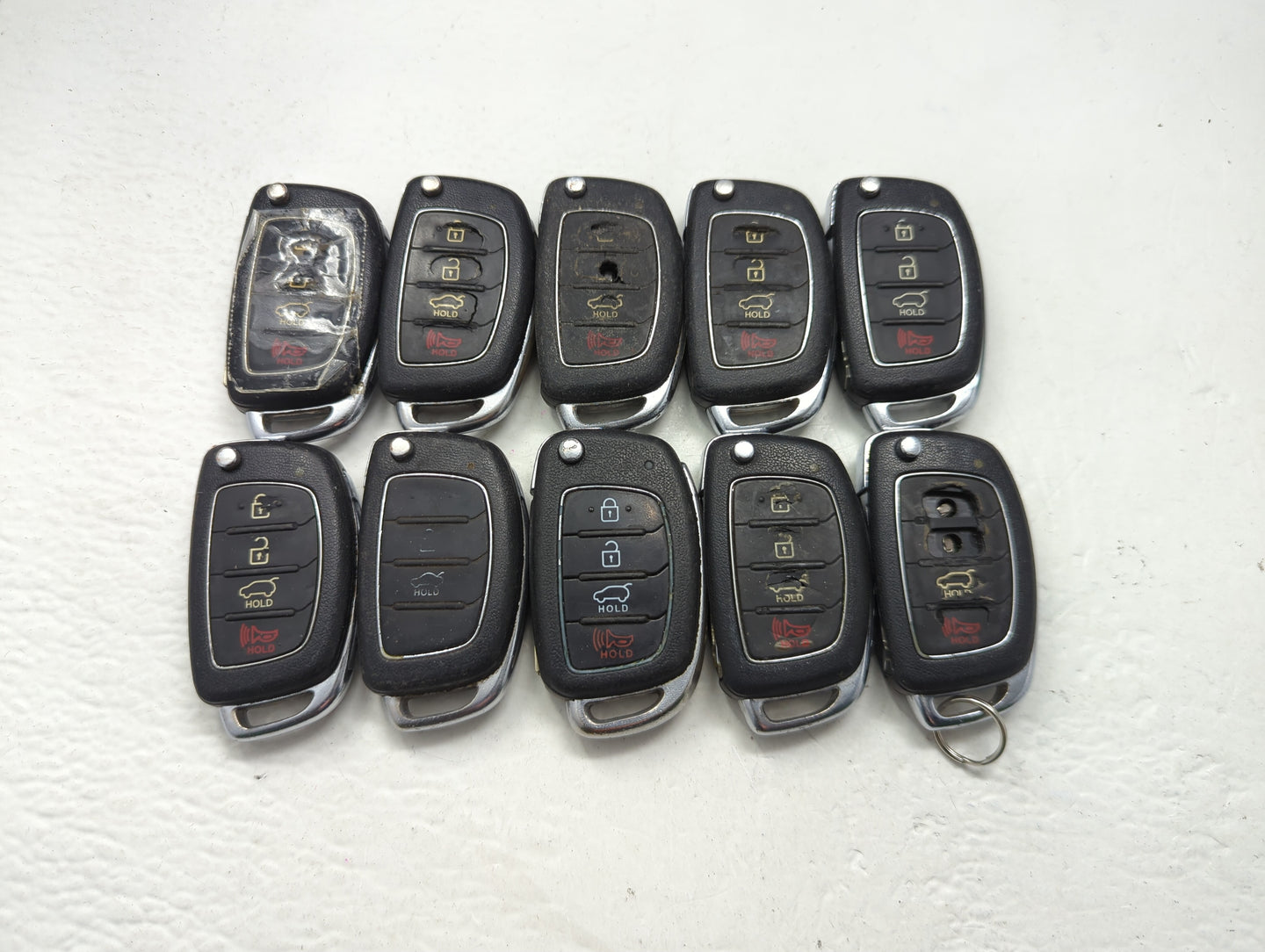 Lot of 10 Hyundai Keyless Entry Remote Fob UNKNOWN UNKNOWN - Oemusedautoparts1.com