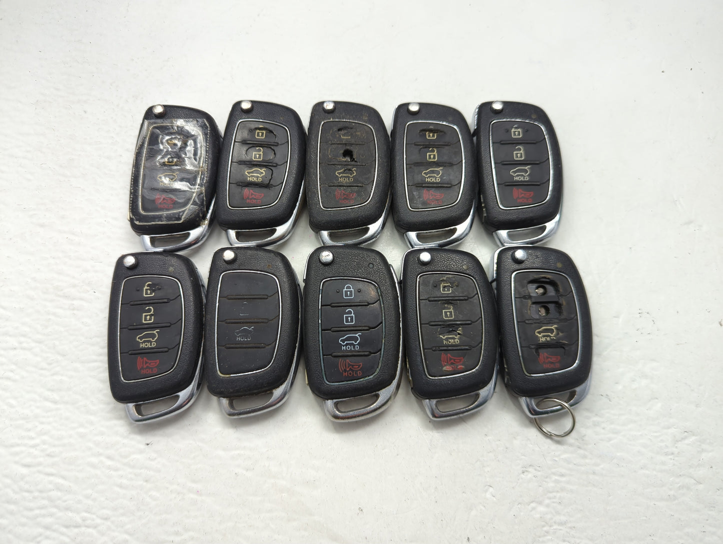Lot of 10 Hyundai Keyless Entry Remote Fob UNKNOWN UNKNOWN - Oemusedautoparts1.com