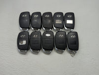 Lot of 10 Hyundai Keyless Entry Remote Fob UNKNOWN UNKNOWN - Oemusedautoparts1.com