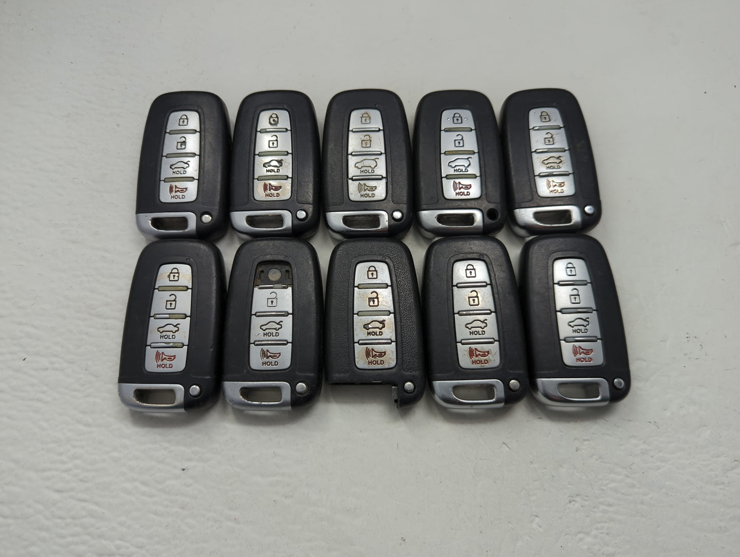 Lot of 10 Hyundai Keyless Entry Remote Fob SY5HMFNA04 - Oemusedautoparts1.com