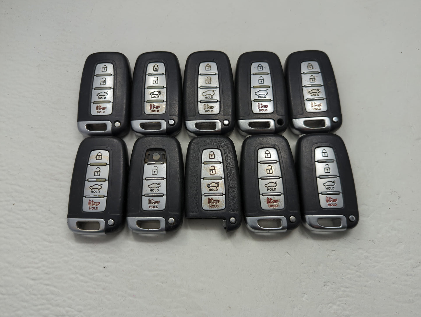 Lot of 10 Hyundai Keyless Entry Remote Fob SY5HMFNA04 - Oemusedautoparts1.com