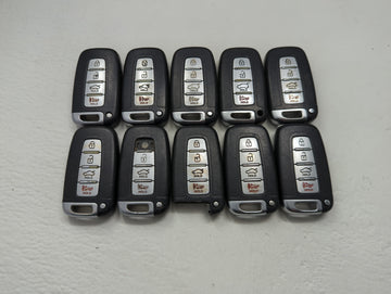Lot of 10 Hyundai Keyless Entry Remote Fob SY5HMFNA04 - Oemusedautoparts1.com