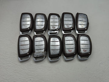 Lot of 10 Hyundai Keyless Entry Remote Fob MIXED FCC IDS MIXED PART - Oemusedautoparts1.com