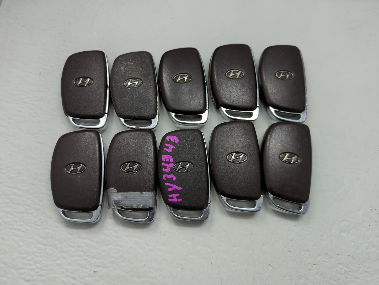 Lot of 10 Hyundai Keyless Entry Remote Fob MIXED FCC IDS MIXED PART - Oemusedautoparts1.com