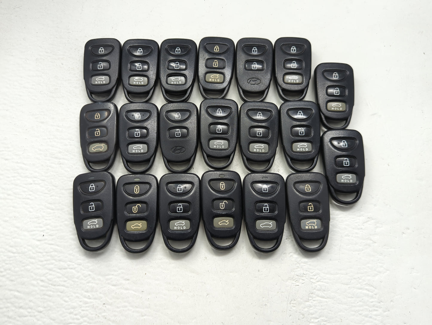 Lot of 20 Hyundai Keyless Entry Remote Fob UNKNOWN UNKNOWN - Oemusedautoparts1.com