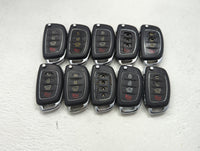 Lot of 10 Hyundai Keyless Entry Remote Fob MIXED FCC IDS MIXED PART - Oemusedautoparts1.com