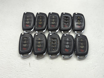 Lot of 10 Hyundai Keyless Entry Remote Fob MIXED FCC IDS MIXED PART - Oemusedautoparts1.com