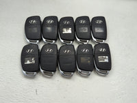 Lot of 10 Hyundai Keyless Entry Remote Fob MIXED FCC IDS MIXED PART - Oemusedautoparts1.com