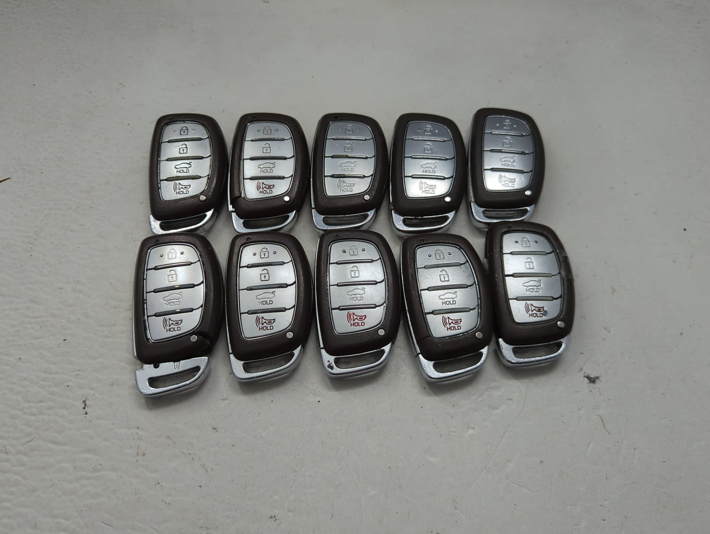Lot of 10 Hyundai Keyless Entry Remote Fob CQOFD00120 | TQ8-FOB-4F07 | 1419302 - Oemusedautoparts1.com